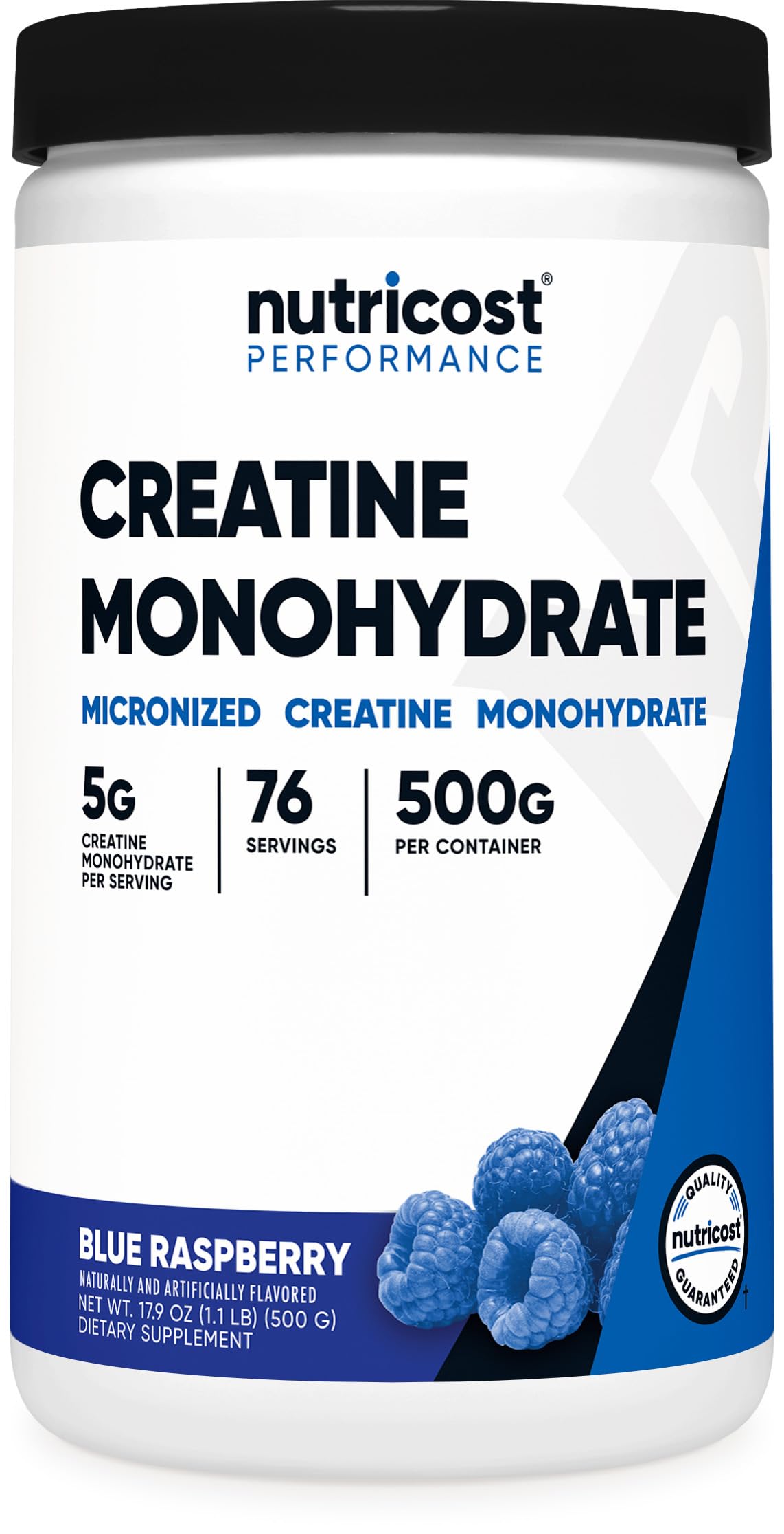 Nutricost Creatine Monohydrate Powder (Blue Raspberry), 500