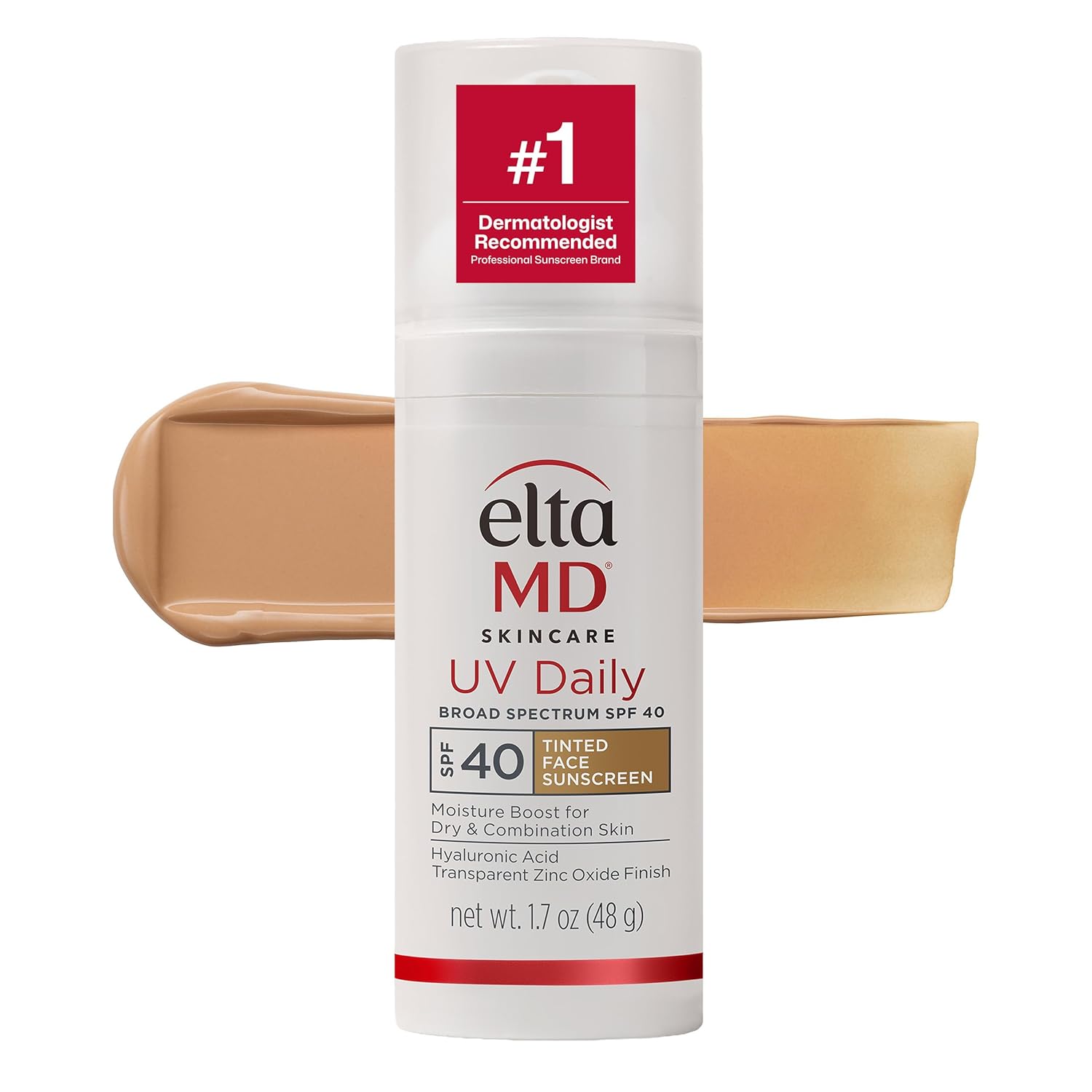 EltaMD UV Daily Tinted Face Sunscreen Moisturizer, SPF 40