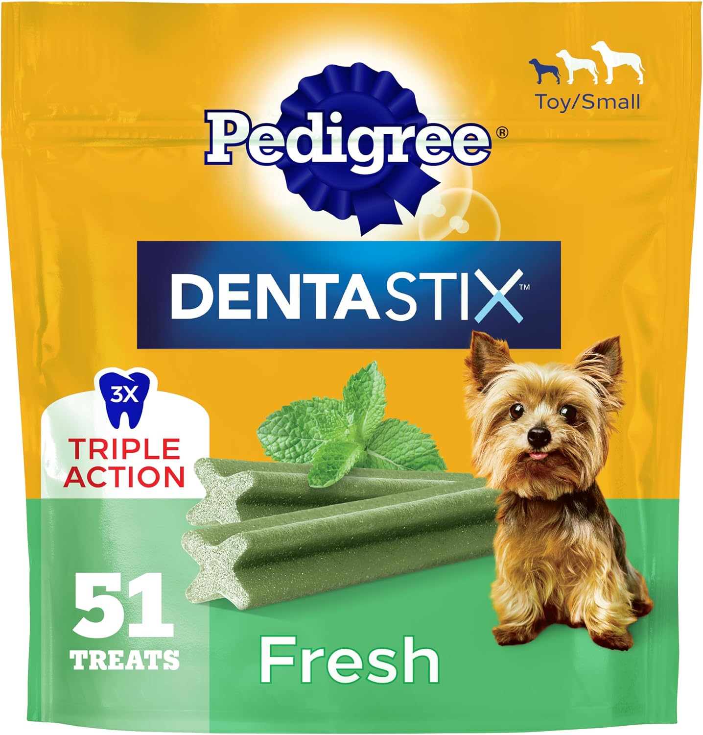 Pedigree Dentastix Small & Toy Breed Dental Dog Treats