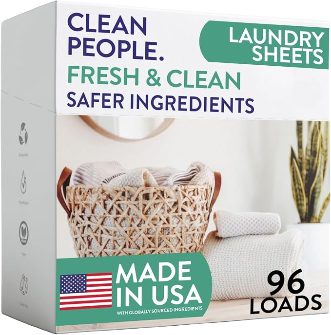 The Clean People Laundry Detergent Sheets - Laundry Soap