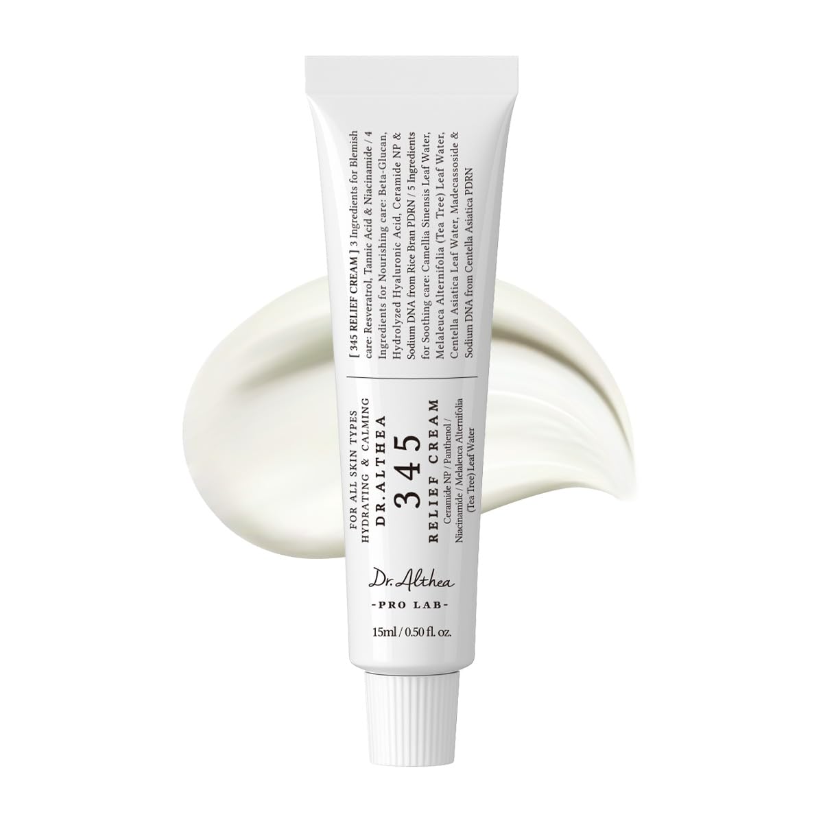 Dr.Althea 345 Relief Cream, Korean Skincare, 0.50 Fl Oz